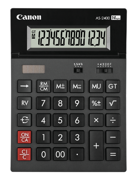 Rekenmachine Canon AS-2400 afbeelding
