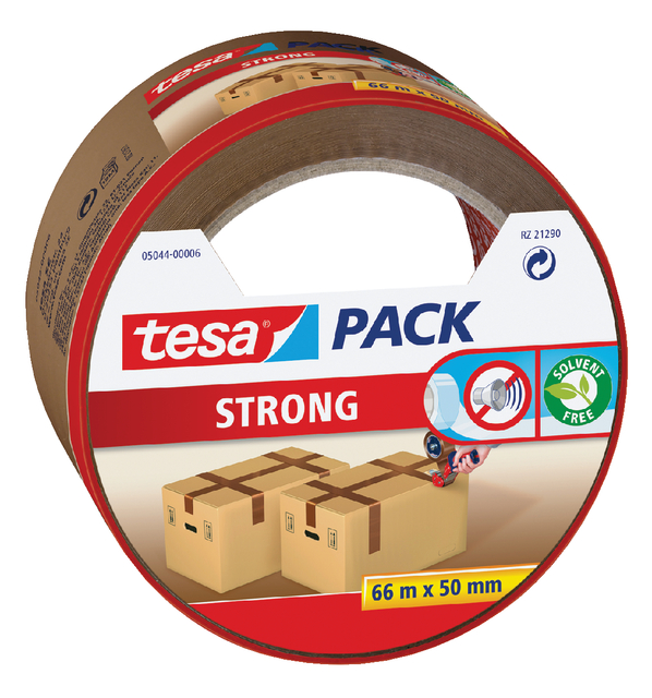 Verpakkingstape tesapack® Strong 66mx50mm bruin afbeelding