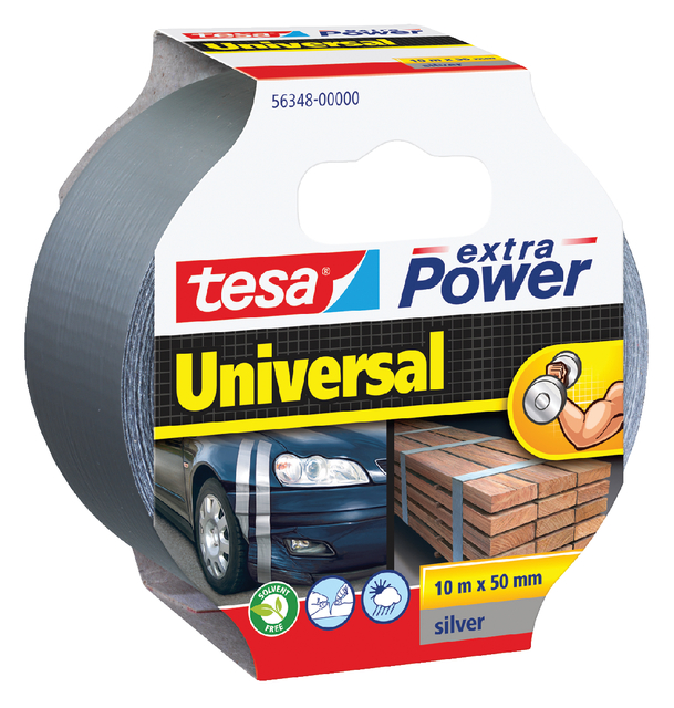 Duct tape tesa® extra Power Universal 10mx50mm grijs afbeelding