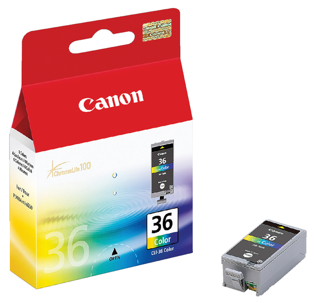 Inktcartridge Canon CLI-36 kleur afbeelding