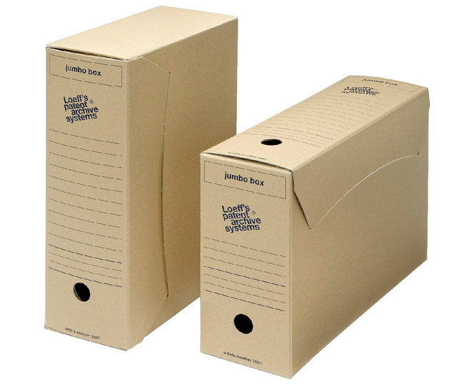 Gemeentearchiefdoos Loeff&apos;s Jumbo Box 3007 370x255x115mm afbeelding