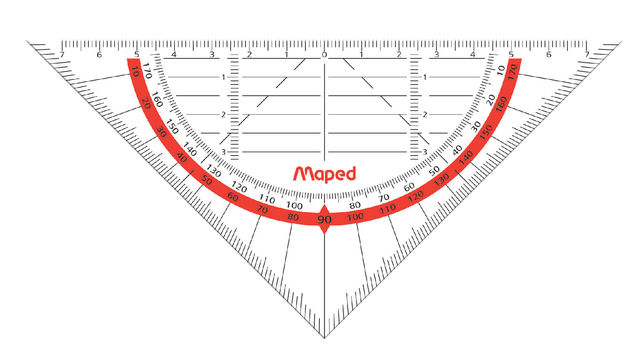 Geodriehoek Maped Geo-Flex 16cm afbeelding