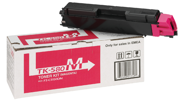 Toner Kyocera TK-580M rood afbeelding
