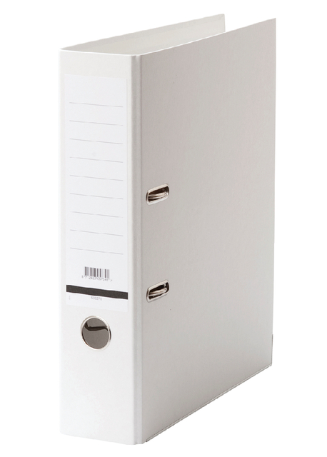 Ordner Qbasic A4 80mm karton wit afbeelding