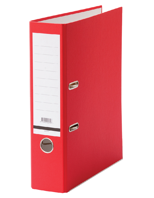 Ordner Qbasic A4 80mm karton rood afbeelding