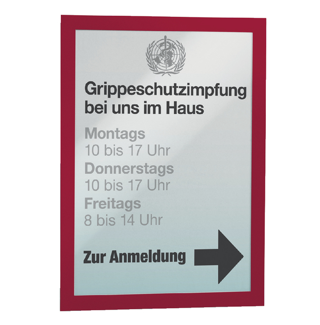 Duraframe Durable 487303 A3 rood 2 stuks afbeelding