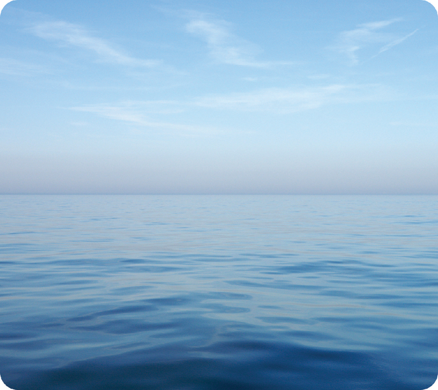 Muismat Fellowes natuur collectie blauwe oceaan 228x203mm afbeelding