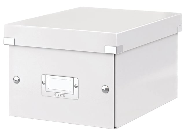 Opbergbox Leitz WOW Click & Store 220x160x282mm wit afbeelding