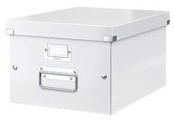 Opbergdoos Leitz Click & Store WOW middel gerecycled karton 281x200x370mm wit