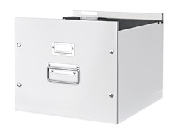 Hangmappenbox Leitz click & store WOW gerecycled karton 357x285x367mm wit