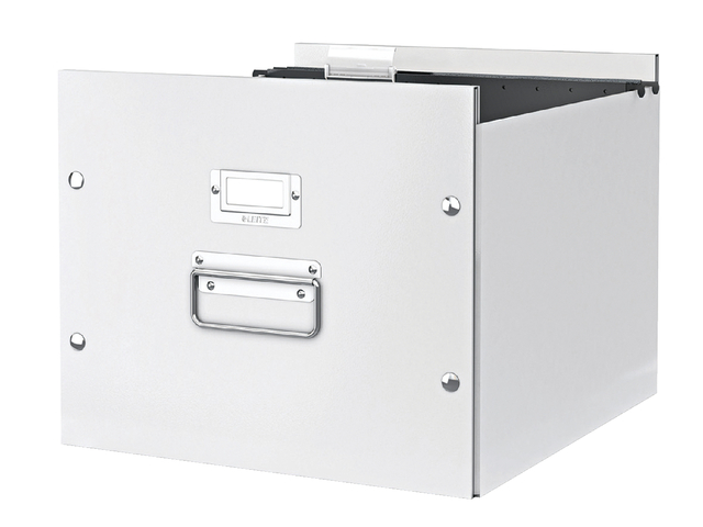 Hangmappenbox Leitz click & store WOW gerecycled karton 357x285x367mm wit afbeelding