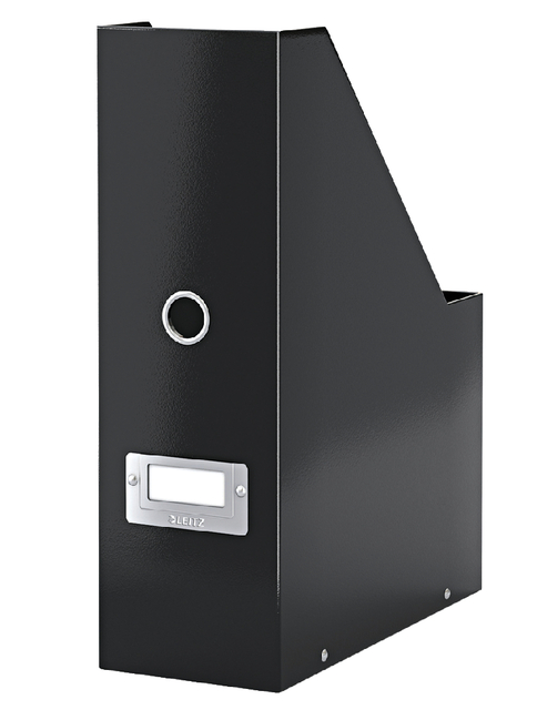 Tijdschriftencassette Leitz WOW click & store gerecycled karton zwart afbeelding