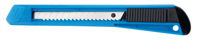 Snijmes Westcott office 9mm met schuifsluiting blauw afbeelding