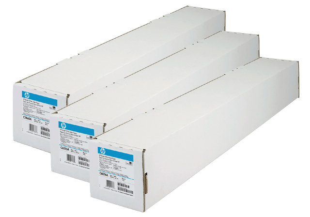 Inkjetpapier HP C6035A 610mmx45,7m 90gr helder wit afbeelding