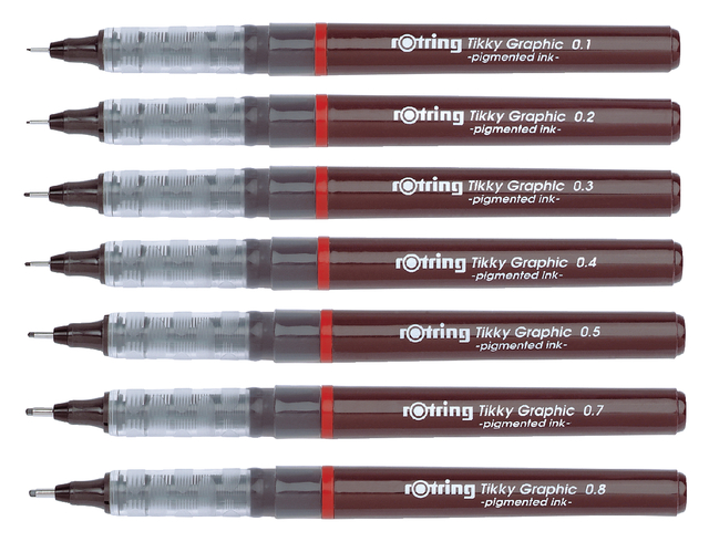 Fineliner rOtring Tikky Graphic 0.2mm — Foto 2 van 2