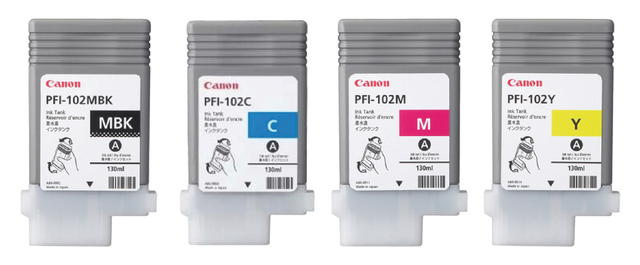 Inktcartridge Canon PFI-102 mat zwart — Foto 2 van 2