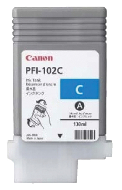 Inktcartridge Canon PFI-102 blauw afbeelding