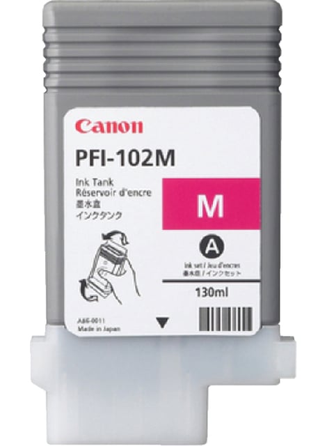 Inktcartridge Canon PFI-102 rood afbeelding