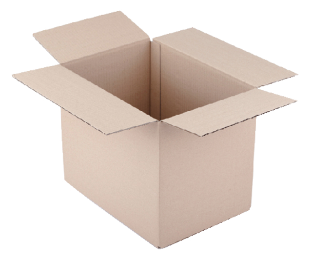 Amerikaanse vouwdoos CleverPack 486x386x386mm BC-golf bruin 5 stuks — Foto 2 van 2