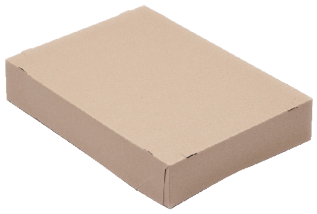 Paraatdoos CleverPack A4 305x218x55mm voor 500 vel bruin pak à 10 stuks afbeelding