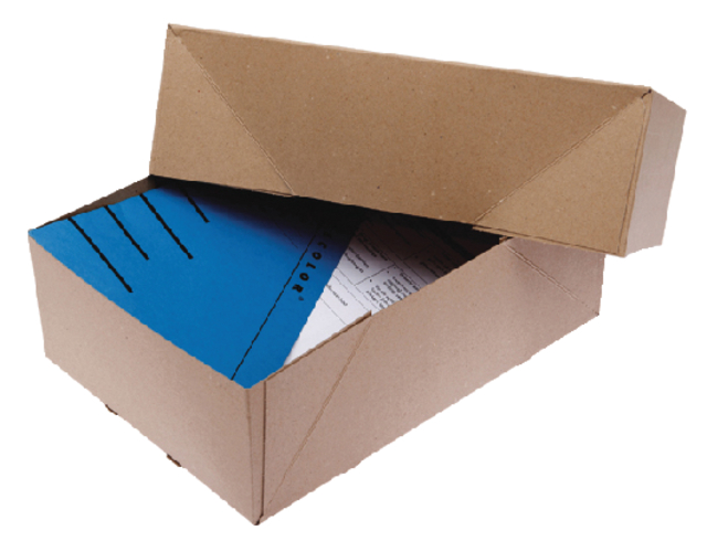 Paraatdoos CleverPack A4 307x220x108mm voor 1000 vel bruin pak à 10 stuks afbeelding