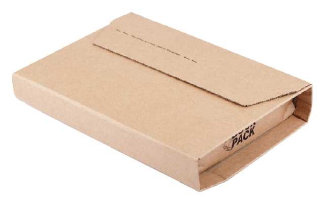 Wikkelverpakking CleverPack ringband zelfklevend bruin pak à 10 stuks afbeelding