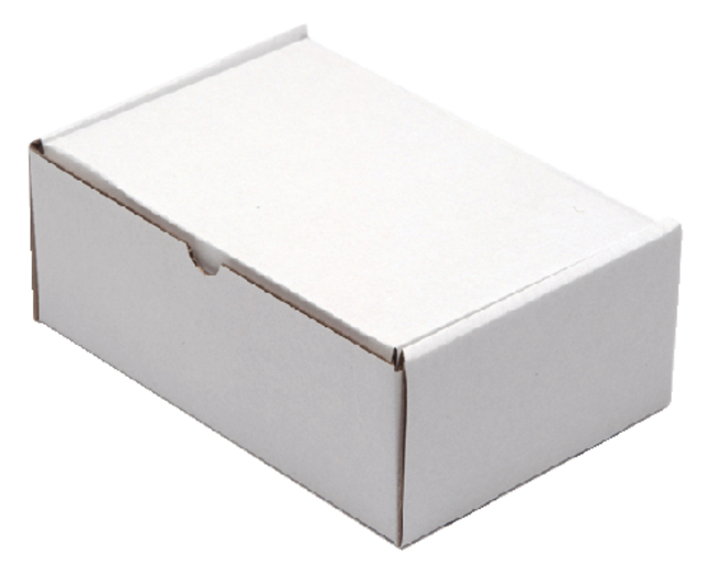 Postpakket CleverPack golfkarton 220x160x90mm wit pak à 5 stuks afbeelding