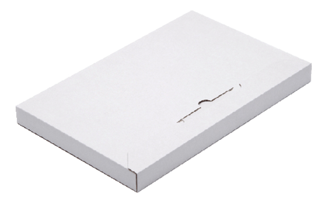 Brievenbusbox CleverPack A4 350x230x26mm karton wit pak à 5 stuks afbeelding