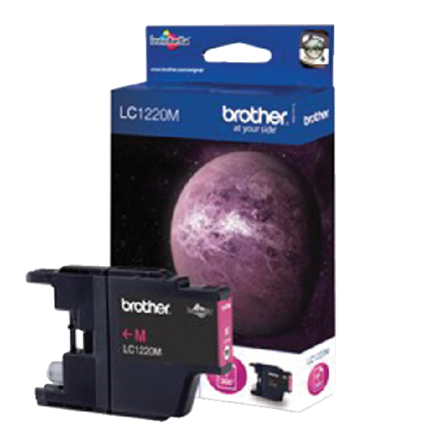 Inktcartridge Brother LC-1220M rood afbeelding