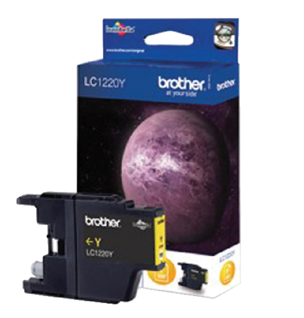 Inktcartridge Brother LC-1220Y geel afbeelding