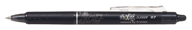 Rollerpen PILOT friXion clicker medium zwart afbeelding