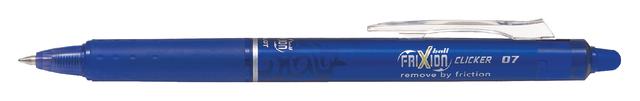 Rollerpen PILOT friXion clicker medium blauw afbeelding