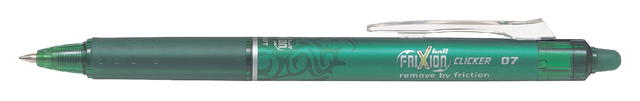 Rollerpen PILOT friXion clicker medium groen afbeelding