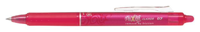 Rollerpen PILOT friXion clicker medium roze afbeelding