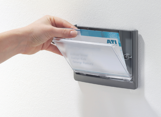 Deurbordje Durable Click sign 149x148,5mm grafiet — Foto 2 van 2