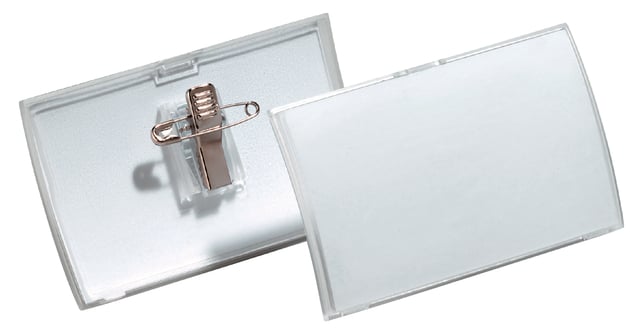 Badge Durable 8211 Click Fold met combiklem 40x75mm afbeelding