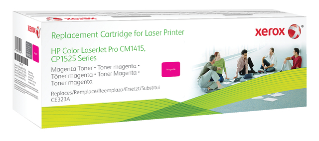 Tonercartridge Xerox alternatief tbv HP CE323A 128 rood afbeelding