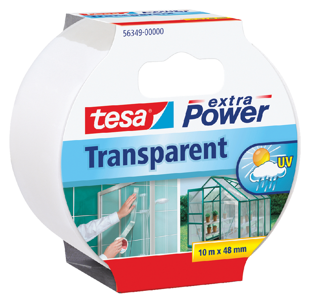 Duct tape tesa® extra Power Universal 10mx48mm transparant afbeelding