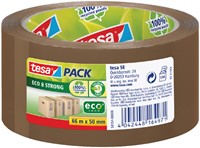 Verpakkingstape tesapack® Eco & Strong 66mx50mm bruin