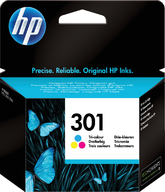 Inktcartridge HP CH562EE 301 kleur afbeelding