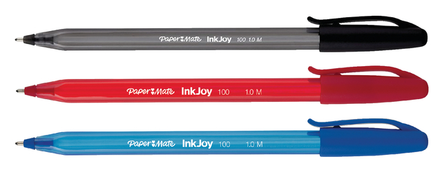 Balpen Paper Mate Inkjoy 100 medium blauw — Foto 2 van 2