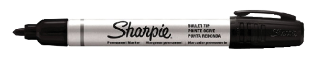 Viltstift Sharpie rond Pro 1.5-3mm zwart afbeelding