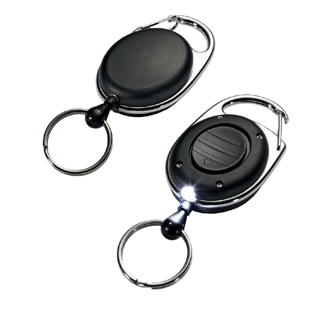 Afrolmechanisme Durable 8198 met ring + lampje 800mm zwart afbeelding