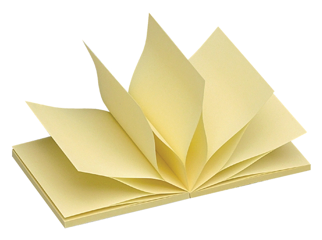 Memoblok Quantore Z-Note 76x76mm geel afbeelding