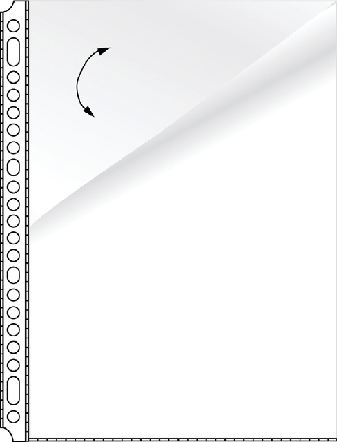 Showtas Kangaro 23-gaats PP 0.08mm glad 2zijde open 10 stuks afbeelding