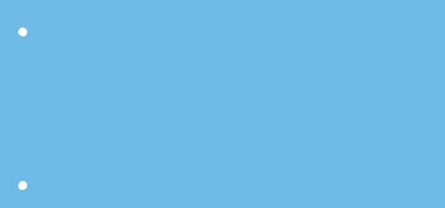 Scheidingsstrook Qbasic 225x120mm 50 stuks blauw