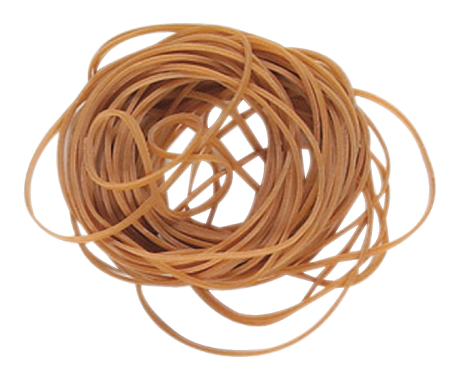Elastiek Standard Rubber Bands 14 50x1.5mm 500gr 2600 stuks bruin afbeelding