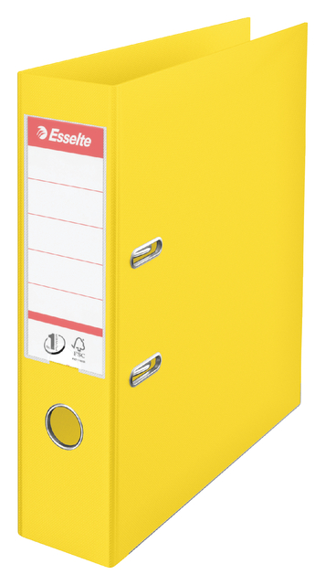 Ordner Esselte Vivida No.1 75mm PP A4 geel afbeelding