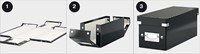 Ladenkast Leitz WOW Click & Store 3 laden gerecycled karton wit-2