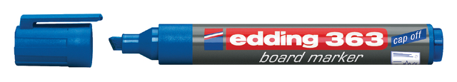 Whiteboardmarker edding 363 schuin 1-5mm blauw afbeelding